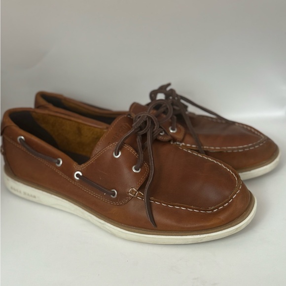 Cole Haan Men’s 9.5 GrandPrø Windward Boat Shoes
Brown - Picture 2 of 10